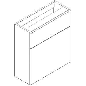Plain 50 Slimline WC Base Unit